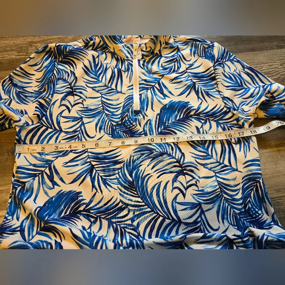 Tommy Bahama Golf Ruffle Hem Dress Large